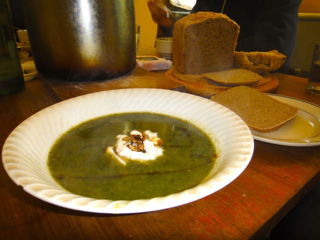 wild nettle and garlic soup wild nettle and garlic soup